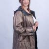 Кожено яке с качулка Сара от ГОЯ Leather. Нов модел дамско кожено яке с права свободна кройка с качулка. Моделът е изработен от висококачествена агнешка кожа. Якето може да се изработва в различни цветови комбинации. Подходящ модел за сезон пролет-есен.
