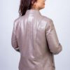 Дамско светло вталено кожено яке VK- A 3 от ГОЯ Leather. Нов втален модел за сезон пролет и есен. 100% естествена агнешка кожа в модерен бежов цвят.