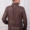 Мъжко кожено яке 519 от ГОЯ Leather. Модел с класическа кройка изработен от качествена шагренирана агнешка напа с характерен релеф. Дублирано закопчаване с метален цип и платка с капси. Якето разполага с три външни джоба с цип . От вътре има два джоба с цип и трети за мобилен телефон. Моделът е подплатен с тънък хастар, което го прави подходящ за носене през сезон пролет-есен.