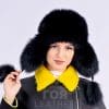 Дамска шапка от лисица. Нов модел дамска шапка от ГОЯ Leather. 100% естествена кожа.