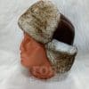 Кожена шапка ушанка от ГОЯ Leather. Изработена от агнешка напа в комбинация с агнешка тула. Моделът е подходящ и за мъже, и за жени.
