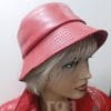 Дамска кожена шапка панамка. Дамска шапка панамка от ГОЯ Leather. Шапка-панамка изработена от 100% естествена кожа .