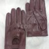 Мъжки шофьорски ръкавици в кафяво от ГОЯ Leather. Ръкавиците са изработени от 100% естествена агнешка напа.