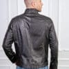 Мъжко късо кожено яке от ГОЯ Leather. Спортно елегантен модел.100% естествена кожа. Нов модел мъжко яке.