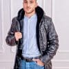 Мъжки кожух с качулка от ГОЯ Leather. Нов модел зимно яке с качулка. 100% естествена кожа.