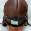 Кожена шапка ушанка от ГОЯ Leather. Изработена от агнешка напа в комбинация с агнешка тула. Моделът е подходящ и за мъже, и за жени.
