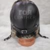Кожена шапка ушанка от ГОЯ Leather. Шапка изработена от 100% естествена кожа. Използваните естествени материали са агнешка напа и рекс-чинчила. Лек, топъл и комфортен модел. Шапката е унисекс.
