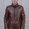 Мъжко право кожено яке от ГОЯ Leather. Модел с изчистена права кройка, изработен от качествена агнешка напа. Между кожата и хастара има лека вата, което го прави подходящ за сезон пролет-есен.