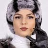 Дамска кожена шапка