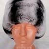 Дамска зимна кожена шапка от ГОЯ Leather. Лека и топла шапка изработена от 100% естествена кожа на чинчилов заек-рекс.