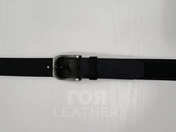 Колан естествена кожа- 15 в цвят черен от ГОЯ Leather. Нов модел колан изработен от 100% естествена кожа. Моделът се предлага в седем дължини, от 100 до 130 см.