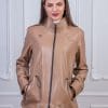 Дамско кожено яке Лалета. Нов модел от ГОЯ Leather. Якето е изработено от качествена агнешка кожа 100% естествена.