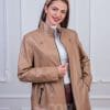 Дамско кожено яке Лалета. Нов модел от ГОЯ Leather. Якето е изработено от качествена агнешка кожа 100% естествена.