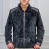 Мъжко луксозно яке от агнешки мутон. Ново предложение от ГОЯ Leather луксозно кожено яке. Моделът е изработен от висококачествен агнешки мутон с яка от норка.