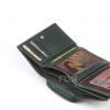 Дамски кожен портфейл модел- 467 Продуктът е ръчно изработен от 100% естествена телешка кожа и не съдържа никакви вредни за здравето активни вещества. Нов луксозен модел дамски портфейл от ГОЯ Leather.