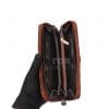 Дамски кожен портфейл модел-496 от ГОЯ Leather. Нов модел луксозен дамски портфейл, изработен от 100% естествена телешка кожа.