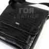 Мъжка кожена чанта модел-353 от ГОЯ Leather. 100% естествена телешка кожа. Луксозна чанта от естествена кожа.