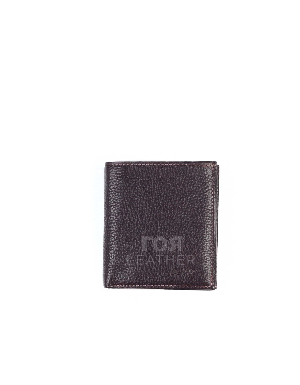 Мъжки кожен портфейл, модел AKA - 543 от ГОЯ Leather. Продуктът е ръчно изработен от 100% естествена телешка кожа и не съдържа никакви вредни за здравето активни вещества.