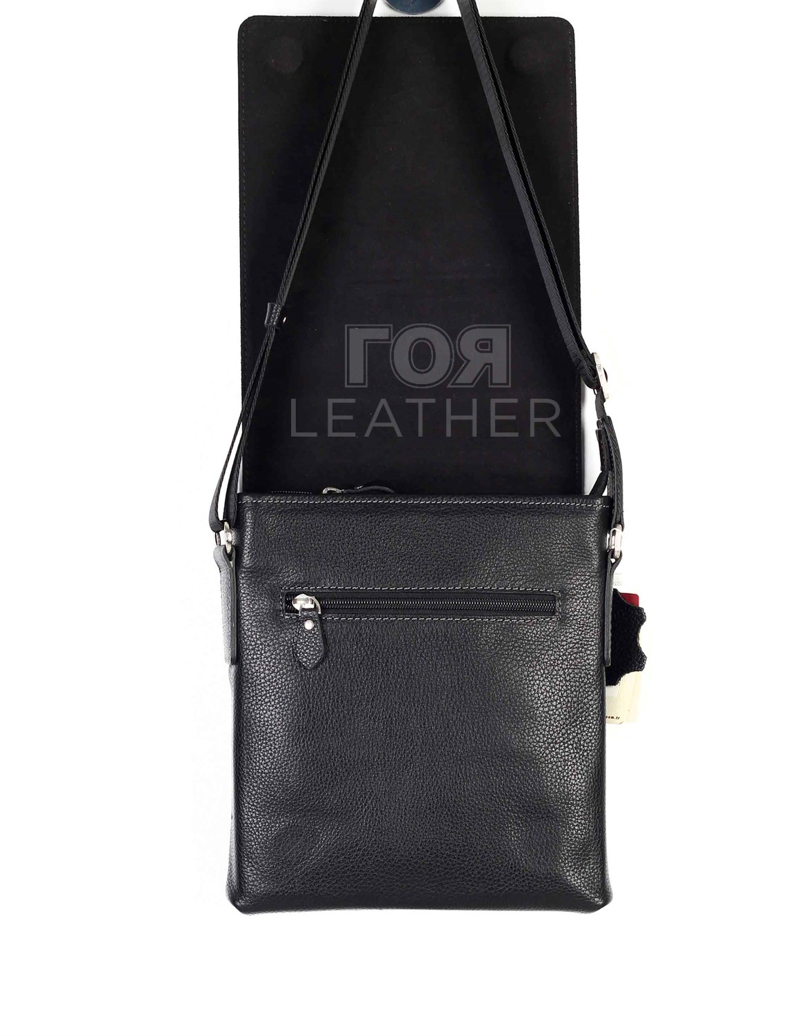 Мъжка кожена чанта модел-324 от ГОЯ Leather. 100% естествена телешка кожа. Луксозна чанта от естествена кожа.