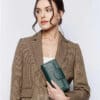 Дамски кожен портфейл модел-428 от ГОЯ Leather. Нов модел луксозен дамски портфейл, изработен от 100% естествена телешка кожа.