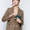 Дамски кожен портфейл модел- 467 Продуктът е ръчно изработен от 100% естествена телешка кожа и не съдържа никакви вредни за здравето активни вещества. Нов луксозен модел дамски портфейл от ГОЯ Leather.