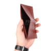 Мъжки кожен портфейл модел- 513. Продуктът е ръчно изработен от 100% естествена телешка кожа и не съдържа никакви вредни за здравето активни вещества. Нов луксозен модел мъжки портфейл от ГОЯ Leather.