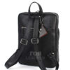 Кожена раница модел AKA- 905 от ГОЯ Leather 38см -27см - 9см Характеристики на кожената раница: Могат да използват мъже и жени Отпред има голям джоб с цип Отзад има отделение с цип Има двойни презрамки От вътрешната страна има отделение с цип Презрамката за рамо е регулируема Има защитно отделение и джоб от вътрешната страна Моделът е от естествена телешка кожа и е на марката AKA.