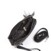 Кожената чанта модел AKA- 364 от ГОЯ Leather. Размери на кожената чанта модел AKA- 364 22см - 14см Характеристики на кожената чанта Могат да използват мъже и жени -Преносим модел с ръка и презрамка -Има джоб с цип отпред -Има джоб с цип на гърба -Има 2 капси с цип от вътрешната страна -Има 2 големи отделения отвътре - Презрамката за рамо е регулируема - Има къса презрамка Моделът е от естествена телешка кожа и е на марката AKA.