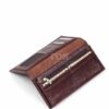 Нов модел от ГОЯ Leather Размери на ръчен кожен портфейл модел- 810: 19см - 10см Характеристики на ръчен портфейл от естествена кожа: -Има 10 секции за кредитни карти -Има 2 отделения за хартиени пари -Има джобно отделение с цип