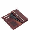 Нов модел от ГОЯ Leather Размери на ръчен кожен портфейл модел- 810: 19см - 10см Характеристики на ръчен портфейл от естествена кожа: -Има 10 секции за кредитни карти -Има 2 отделения за хартиени пари -Има джобно отделение с цип