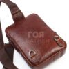 Кожена чанта за рамо модел- 205. Нов модел кожена от ГОЯ Leather, изработена от100% естествена телешка кожа. Размери на чантата за през рамо: 26см - 16см - 6см Характеристики на чантата за рамо: Има джоб с цип отпред Има джоб с капак отпред Има голямо отделение с цип Предният капак е магнитен Презрамката за рамо е регулируема Моделът е от естествена телешка кожа и е на марката AKA.